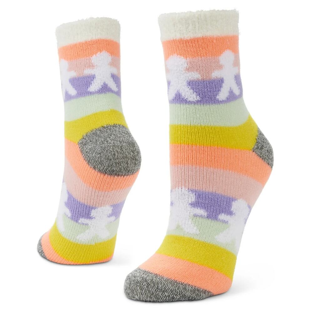 Women's AirPlus Double Layer Aloe Infused Soft Cozy Socks Sz 5-10 Gingerbread